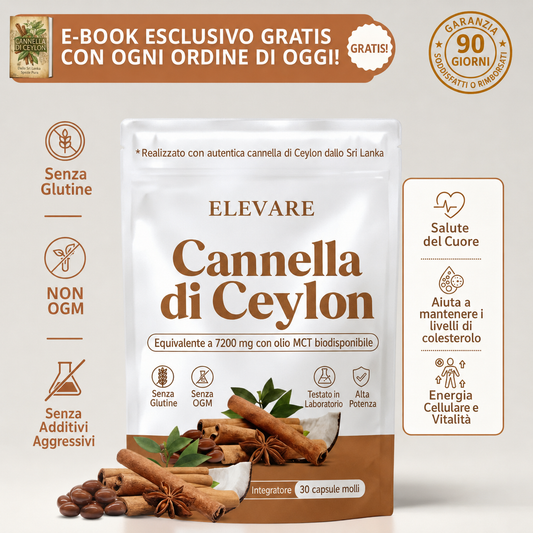 Echter Ceylon-Zimt — Äquivalent zu 7200 mg mit MCT-Öl